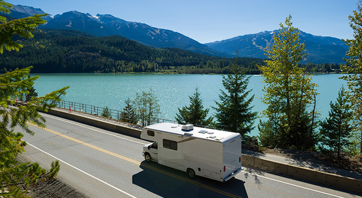 rv on the road