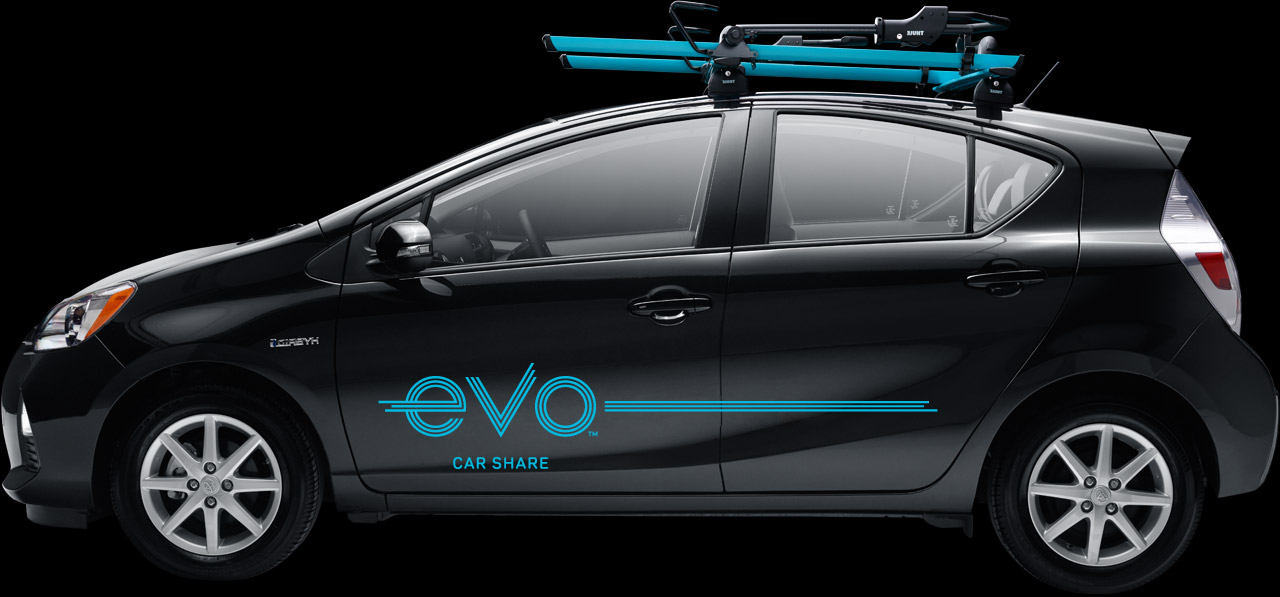 Evo Car Share cars have everything you need