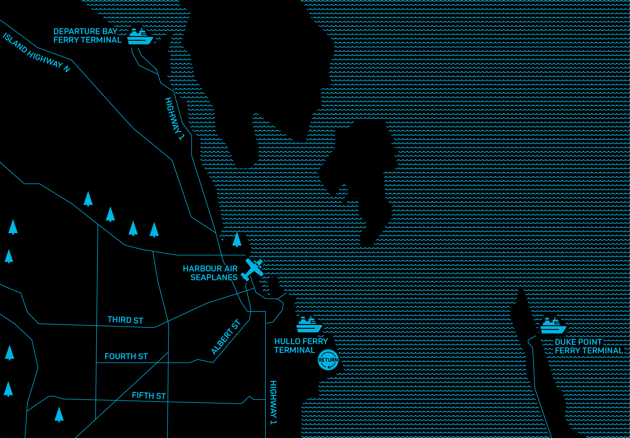 Evo Return Nanaimo map